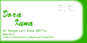 dora kuna business card